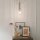 Lampe à suspendre Abat-jour en verre Ø 17,8 cm H : max. 176,5 cm Art déco
