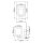 Applique salle de bain avec LED G9 H : 23,2 cm IP44 Chrome Blanc Métal Verre