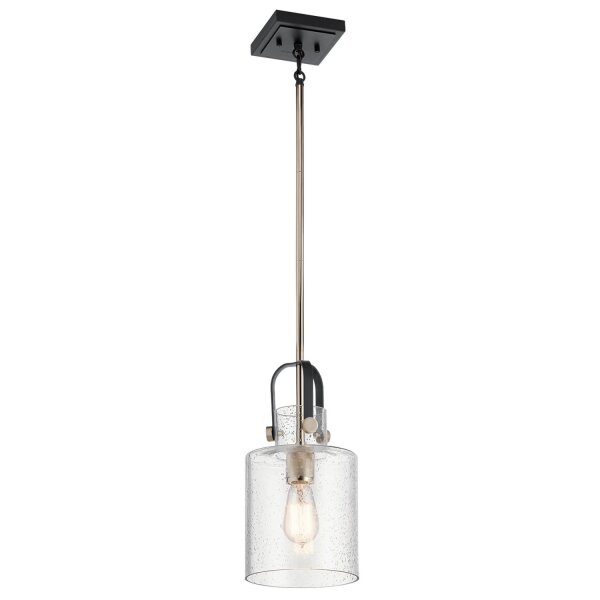 Lampe à suspendre E27 métal verre 18 cm de large H : max. 141,6 cm