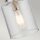 Lampe à suspendre E27 métal verre 18 cm de large H : max. 141,6 cm