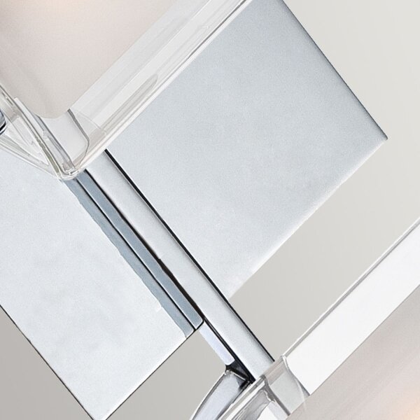 Lampe de salle de bain murale 33,1 cm de large IP44 G9 LED 3000 K