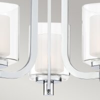 Applique LED salle de bain métal verre L : 53,3 cm...