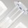 Applique LED salle de bain métal verre L : 53,3 cm IP44 3000 K