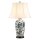 Lampe de table Porcelaine 73 cm Bleu Blanc SIMONIA