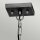 Suspension carrée métal verre E27 L : 49,3 cm Gris Gunmetal
