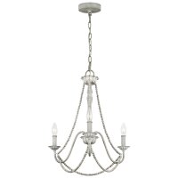 Lustre Shabby Chic Ø 48,3 cm H : max. 216 cm Gris...