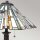 Lampe de table interrupteur à tirette 62,9 cm de haut style Tiffany 2x E27
