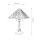 Lampe de table interrupteur à tirette 62,9 cm de haut style Tiffany 2x E27