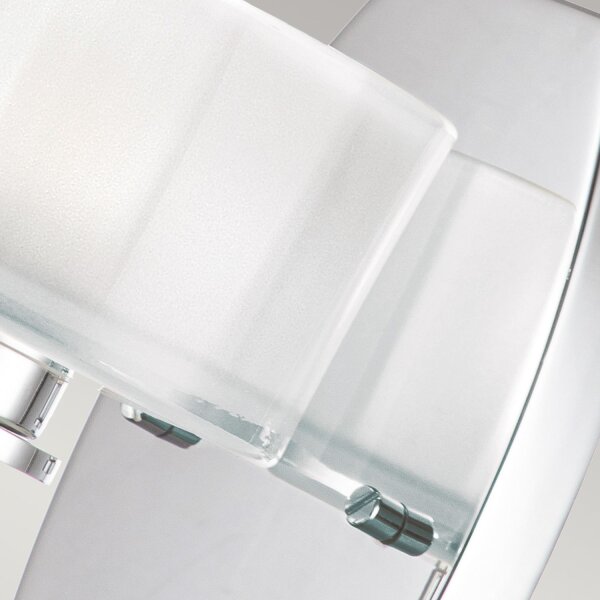Applique salle de bain LED G9 3000 K IP44 H : 20,3 cm petite