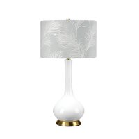 Lampe de chevet tissu céramique E27 69 cm...