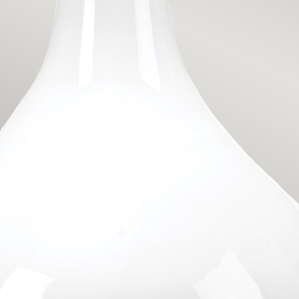 Lampe de table céramique tissu E27 hauteur 69 cm blanc rose