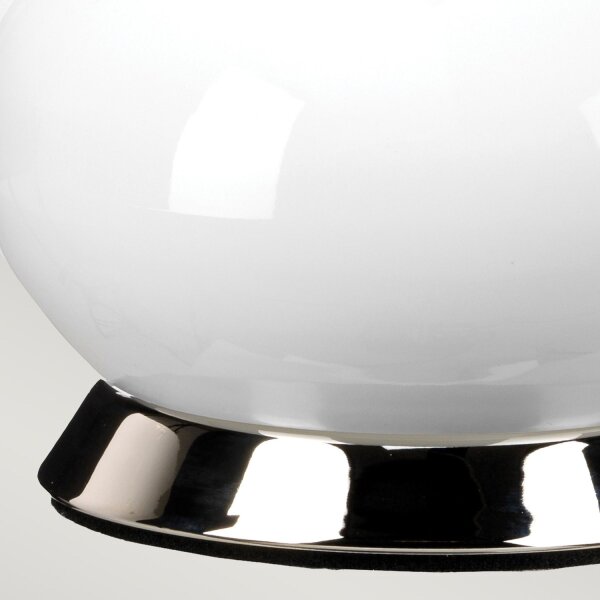 Lampe de table céramique tissu E27 hauteur 69 cm blanc rose