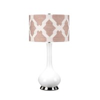 Lampe de table céramique tissu E27 hauteur 69 cm...