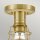 Lampe de plafonnier E27 métal Ø 14,5 cm rond en laiton
