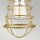 Lampe de plafonnier E27 métal Ø 14,5 cm rond en laiton