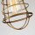 Lampe de plafonnier laiton antique D : 14,5 cm petit métal E27
