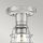 Plafonnier en métal Ø 14,5 cm petit nickel brossé