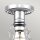 Lampe de plafonnier petit métal Ø 14,5 cm en chrome poli Vintage