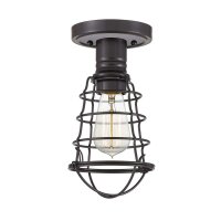 Plafonnier en métal rond Ø 14,5 cm en...