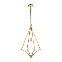 Suspension m&eacute;tal L : 48,9 cm en laiton E27...