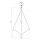 Suspension métal L : 48,9 cm en laiton E27 réglable