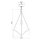 Suspension E27 H : max. 226,4 cm réglable Métal en laiton
