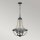 Lustre Métal Bois H : max. 229,6 cm 4-flamme Rustique