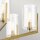Lustre avec abat-jour Ø 71,1 cm réglable en hauteur métal verre