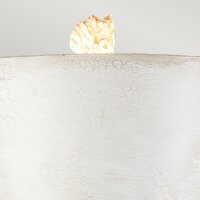 Lampe de table grande 73,7 cm Crème Blanc Moderne...