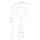 Lampe de table grande 73,7 cm Crème Blanc Moderne XANAD