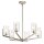 Lustre métal verre E14 H : max. 123,7 cm réglable