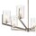 Lustre métal verre E14 H : max. 123,7 cm réglable