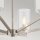 Lustre métal verre E14 H : max. 123,7 cm réglable