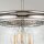 Lampe de plafonnier métal verre Ø 25,4 cm H : max. 1,4 m réglable