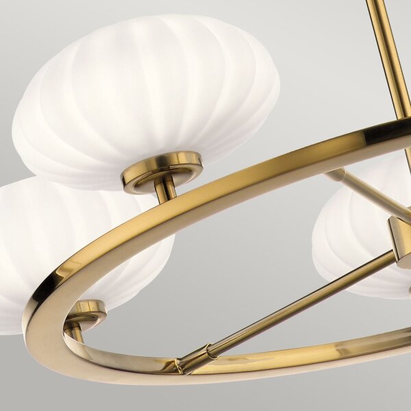 Lustre salle de bain LED G9 IP44 Ø 71,1 cm rond 3000 K