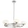 Lampe de plafonnier salle de bain IP44 chrome blanc Ø 71 cm ajustable LED