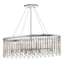 Suspension longue L : 91,6 cm Métal Verre H : max....