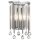 Applique murale cristal H : 31,2 cm chrome poli élégant