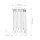 Applique murale cristal H : 31,2 cm chrome poli élégant