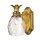 Lampe de salle de bain Lampe murale salle de bain IP44 verre laiton massif avec LED G9