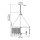 Lampe à suspendre en cristal ronde Ø 61 cm H : max. 2,7 m réglable