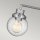 Lampe de salle de bain murale métal verre E27 IP44 L : 61,5 cm Chrome ZOFIA