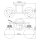 Applique miroir L : 37,3 cm IP44 E27 laiton antique