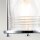 Lampe de salle de bain murale métal verre L : 85,8 cm IP44 E27 chrome