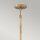 Suspension ronde Ø 45,7 cm métal verre 3x E27