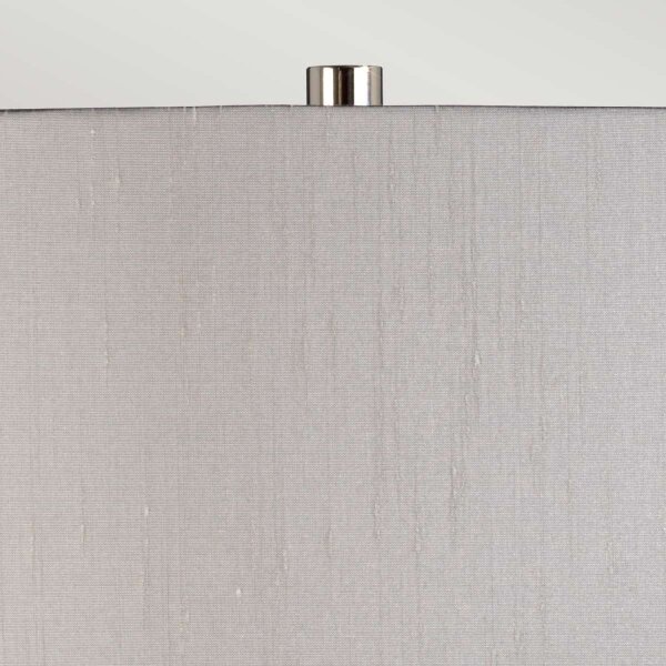 Lampe de table verre tissu 67,5 cm socle éclairé