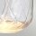 Lampe de table verre tissu 67,5 cm socle éclairé