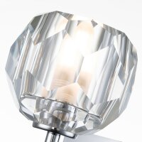 Lampe de salle de bain murale LED G9 IP44 3000 K H : 34,6 cm