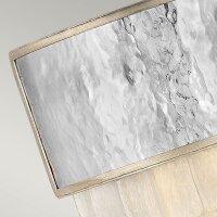 Applique murale petite L : 30,5 cm acier inoxydable...