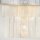 Applique murale petite L : 30,5 cm acier inoxydable cristal 2x E14 Up Down
